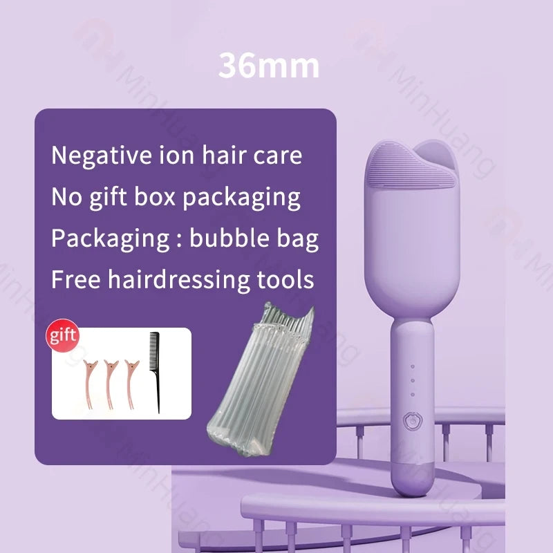 36mm Deep Wave Curling Iron – Volumizing Hair Styler
