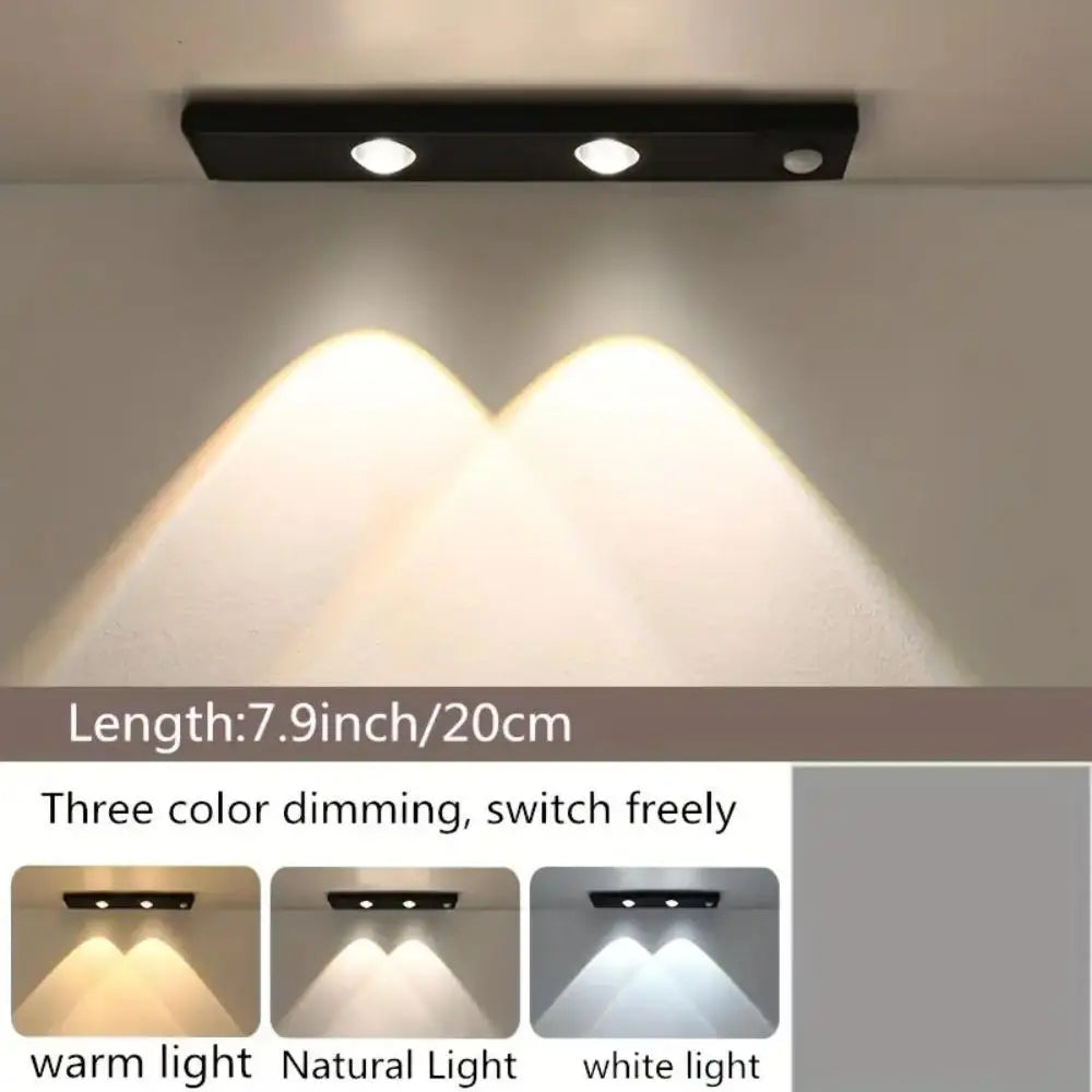 LED Motion Sensor Light – Wireless USB Ultra-Thin Night Light for Home