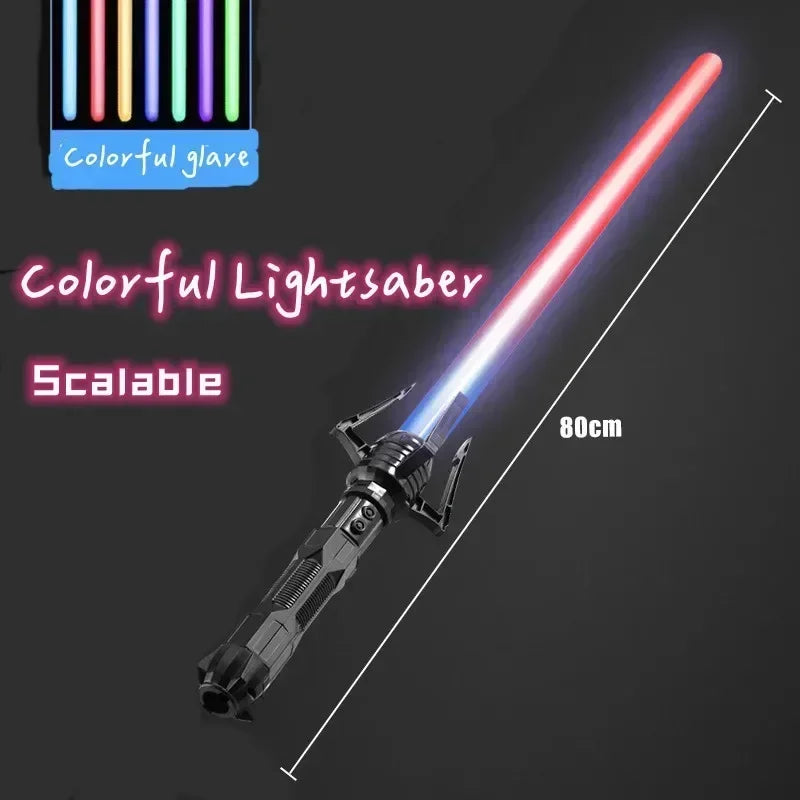 Star Light Laser Sword Toy – Glows, Spins & Scales!
