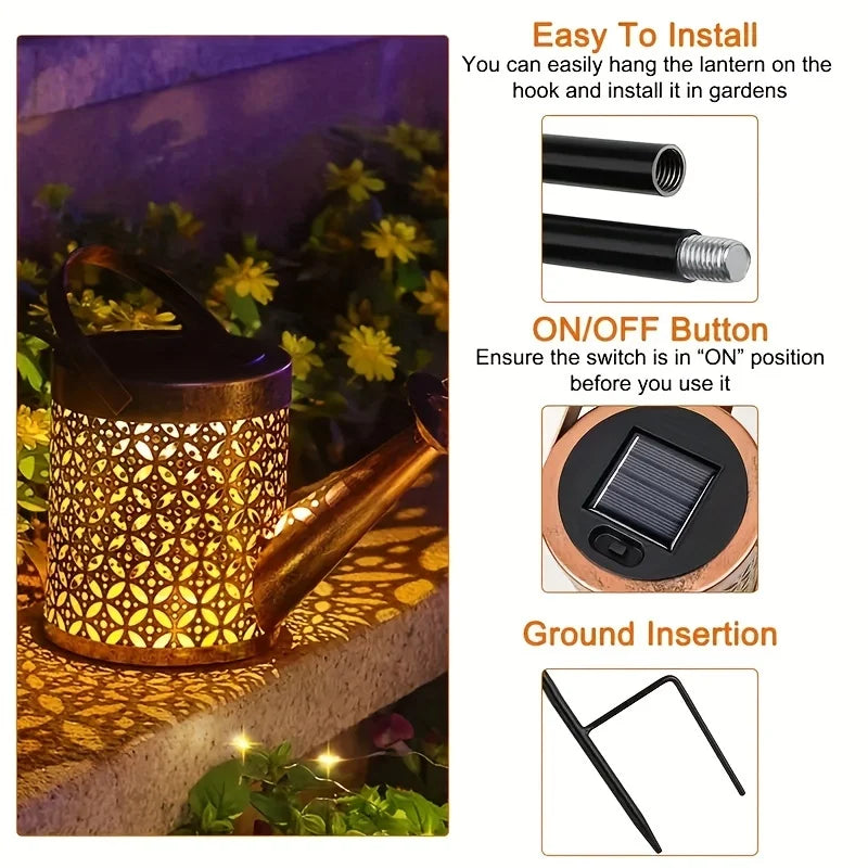 Waterproof Solar Garden Lights – Outdoor Hanging LED Decor