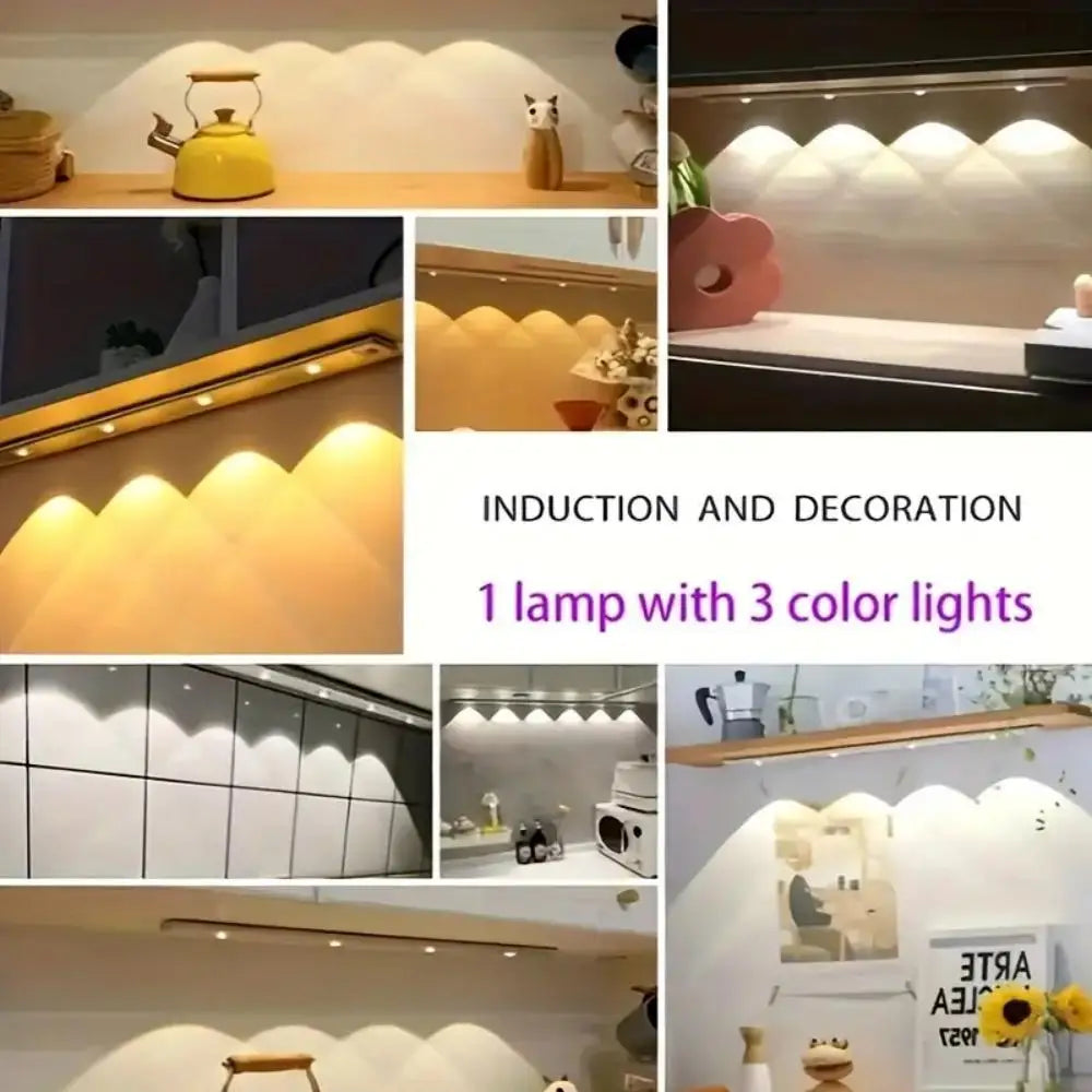LED Motion Sensor Light – Wireless USB Ultra-Thin Night Light for Home