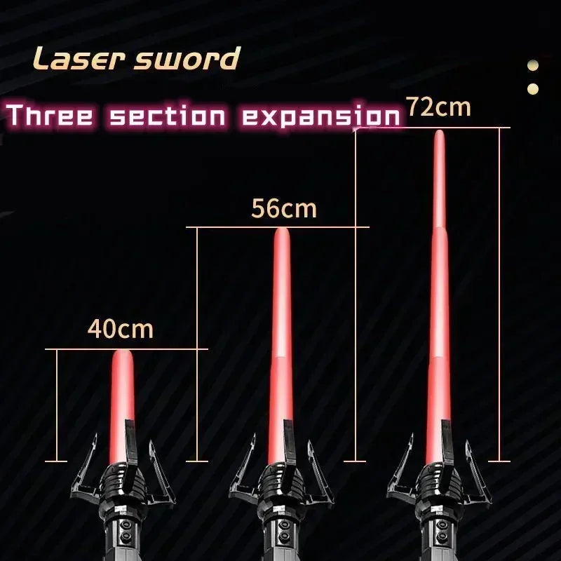Star Light Laser Sword Toy – Glows, Spins & Scales!